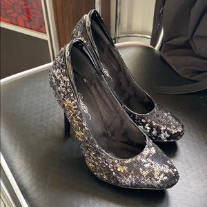 Ed Hardy Sequence Heels - great condition